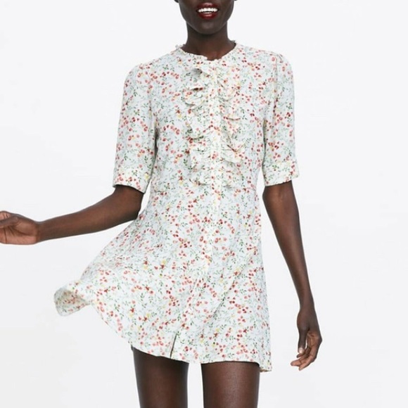 🌸💐Zara Floral Tiffany Dress💐🌸 - Picture 1 of 3
